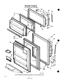 10 - Door parts for Whirlpool Refrigerator EAT17SKWR0 / from AppliancePartsPros.com