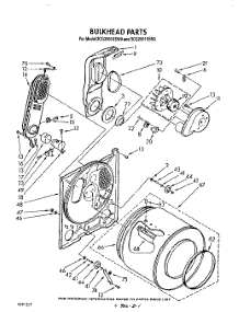 04 - Bulkhead , Literature And Optional parts for Whirlpool Dryer 3CG2901XSN0 / from AppliancePartsPros.com