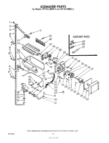 12 - Ice Maker parts for Whirlpool Refrigerator EHT161JMWR2 / from AppliancePartsPros.com