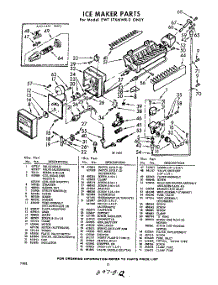 12 - Ice Maker parts for Whirlpool Refrigerator EWT17XMWR0 / from AppliancePartsPros.com