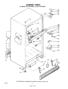 04 - Cabinet parts for Whirlpool Refrigerator EHT161JTWR0 / from AppliancePartsPros.com