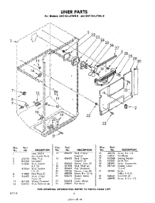 06 - Liner parts for Whirlpool Refrigerator EHT161JTWR0 / from AppliancePartsPros.com