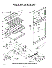 08 - Breaker And Partition parts for Whirlpool Refrigerator EHT161JTWR0 / from AppliancePartsPros.com