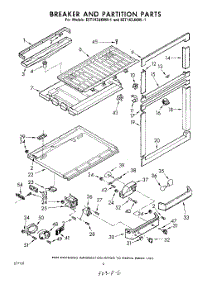 06 - Breaker And Partition parts for Whirlpool Refrigerator EET143JKWR1 / from AppliancePartsPros.com