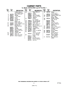 05 - Section parts for Whirlpool Refrigerator EHT161JTWR1 / from AppliancePartsPros.com