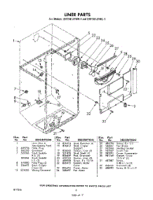 06 - Liner parts for Whirlpool Refrigerator EHT161JTWR1 / from AppliancePartsPros.com