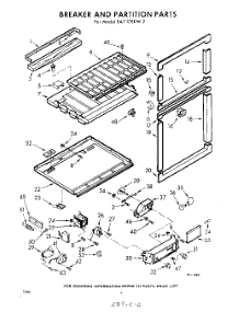 06 - Breaker And Partition parts for Whirlpool Refrigerator EAT17SKWR2 / from AppliancePartsPros.com
