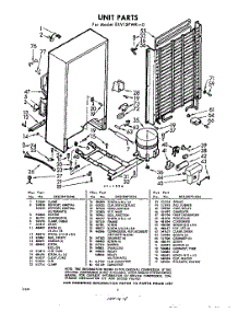 04 - Section parts for Whirlpool Freezer EXV15PWR0 / from AppliancePartsPros.com