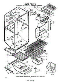 04 - Liner parts for Whirlpool Refrigerator EWT17XWR0 / from AppliancePartsPros.com