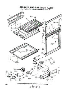 06 - Breaker And Partition parts for Whirlpool Refrigerator EWT17XWR0 / from AppliancePartsPros.com