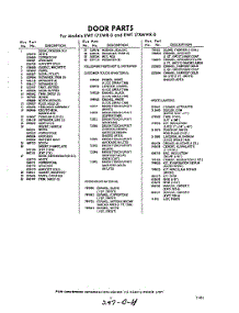 11 - Lit / Optional parts for Whirlpool Refrigerator EWT17XWR0 / from AppliancePartsPros.com