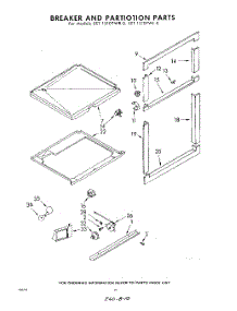 10 - Breaker And Partition parts for Whirlpool Refrigerator EET151DTWR0 / from AppliancePartsPros.com