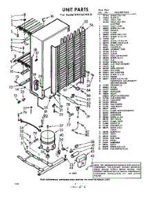 02 - Section parts for Whirlpool Freezer EXV16CWR0 / from AppliancePartsPros.com