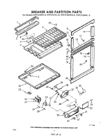 06 - Breaker And Partition parts for Whirlpool Refrigerator EWT51ZMWR0 / from AppliancePartsPros.com