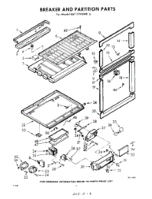 06 - Breaker And Partition parts for Whirlpool Refrigerator EAT17VKWR0 / from AppliancePartsPros.com