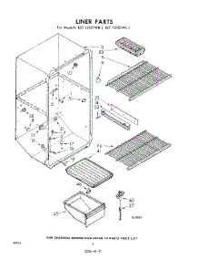 08 - Liner parts for Whirlpool Refrigerator EET151DTWR1 / from AppliancePartsPros.com