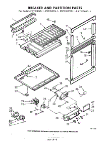 06 - Breaker And Partition parts for Whirlpool Refrigerator EWT51ZMWR1 / from AppliancePartsPros.com