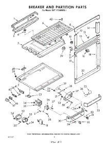 06 - Breaker And Partition parts for Whirlpool Refrigerator EHT171HKWR1 / from AppliancePartsPros.com
