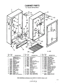 03 - Section parts for Whirlpool Freezer EXV16CWR2 / from AppliancePartsPros.com