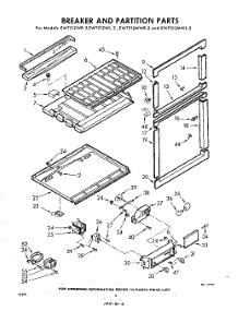 06 - Breaker And Partition parts for Whirlpool Refrigerator EWT51ZMWR2 / from AppliancePartsPros.com