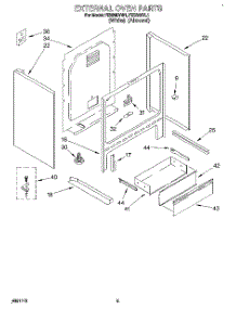 04 - External Oven parts for Whirlpool Range FES340VL1 / from AppliancePartsPros.com