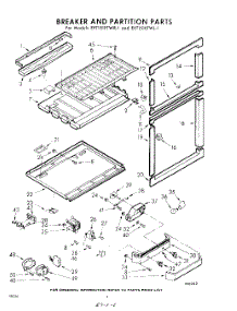 06 - Breaker And Partition parts for Whirlpool Refrigerator EET151ETWR1 / from AppliancePartsPros.com
