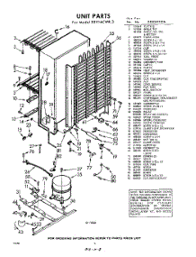 02 - Section parts for Whirlpool Freezer EXV16CWR3 / from AppliancePartsPros.com