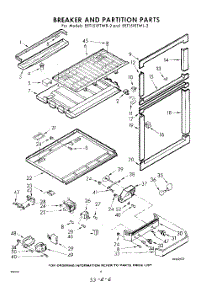 06 - Breaker And Partition parts for Whirlpool Refrigerator EET151ETWR2 / from AppliancePartsPros.com