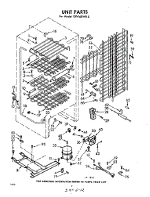 04 - Unit parts for Whirlpool Freezer EXV16XWR0 / from AppliancePartsPros.com