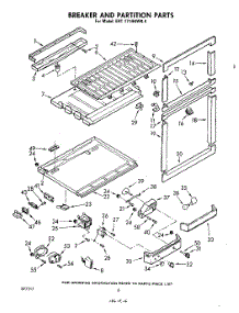 06 - Breaker And Partition parts for Whirlpool Refrigerator EHT171HKWR4 / from AppliancePartsPros.com