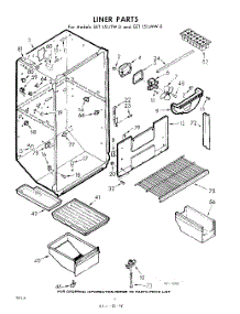 04 - Liner parts for Whirlpool Refrigerator EET151JMWR0 / from AppliancePartsPros.com