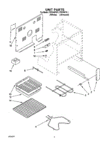 04 - Unit, Lit / Optional parts for Whirlpool Range FES340YL1 / from AppliancePartsPros.com
