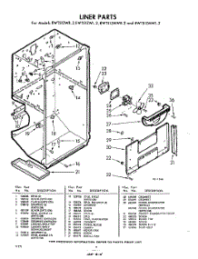 04 - Liner parts for Whirlpool Refrigerator EWT51ZWR2 / from AppliancePartsPros.com