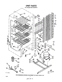 04 - Unit parts for Whirlpool Freezer EXV16XWR1 / from AppliancePartsPros.com