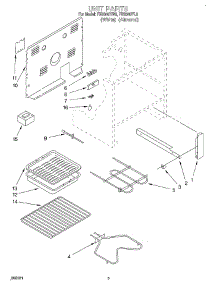 04 - Unit parts for Whirlpool Range FES340YL2 / from AppliancePartsPros.com