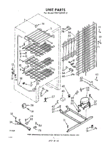 04 - Unit parts for Whirlpool Freezer EXV16XWR2 / from AppliancePartsPros.com