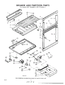 06 - Breaker And Partition parts for Whirlpool Refrigerator EET151JMWR2 / from AppliancePartsPros.com