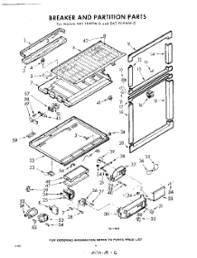 06 - Breaker And Partition parts for Whirlpool Refrigerator EAT191PTWR0 / from AppliancePartsPros.com