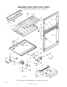 06 - Breaker And Partition parts for Whirlpool Refrigerator EET151JMWR3 / from AppliancePartsPros.com