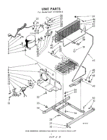 08 - Unit parts for Whirlpool Refrigerator EAT191VKWR0 / from AppliancePartsPros.com