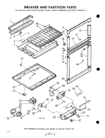 06 - Breaker And Partition parts for Whirlpool Refrigerator EWT71ZMWR2 / from AppliancePartsPros.com