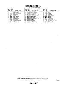 03 - Section parts for Whirlpool Freezer EXV20FWR0 / from AppliancePartsPros.com