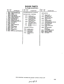 07 - Lit / Optional parts for Whirlpool Freezer EXV20FWR0 / from AppliancePartsPros.com