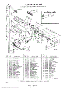 12 - Ice Maker parts for Whirlpool Refrigerator EET151JMWR4 / from AppliancePartsPros.com