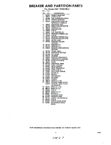 07 - Section parts for Whirlpool Refrigerator EAT19NKWR2 / from AppliancePartsPros.com