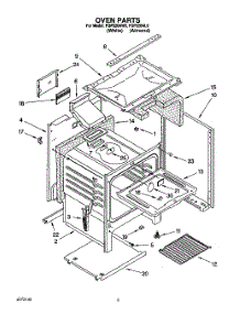 04 - Oven parts for Whirlpool Range FGP320AL0 / from AppliancePartsPros.com