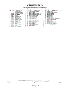 03 - Section parts for Whirlpool Freezer EXV20NWR1 / from AppliancePartsPros.com