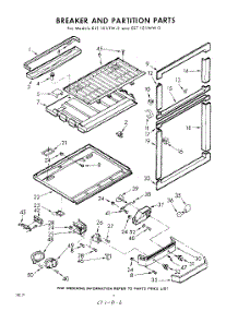 06 - Breaker And Partition parts for Whirlpool Refrigerator EET151JTWR0 / from AppliancePartsPros.com