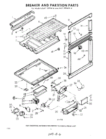 06 - Breaker And Partition parts for Whirlpool Refrigerator EAT19PMW4 / from AppliancePartsPros.com