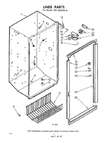04 - Liner parts for Whirlpool Freezer EXV20SWR0 / from AppliancePartsPros.com